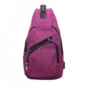 NEW CALLA unisex nupouch anti-theft large daypack in plum